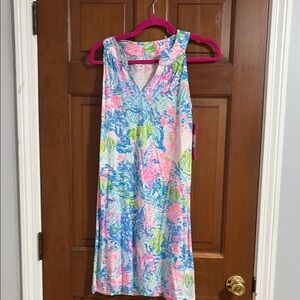 Lilly Pulitzer Pink and Green Patterned Dress